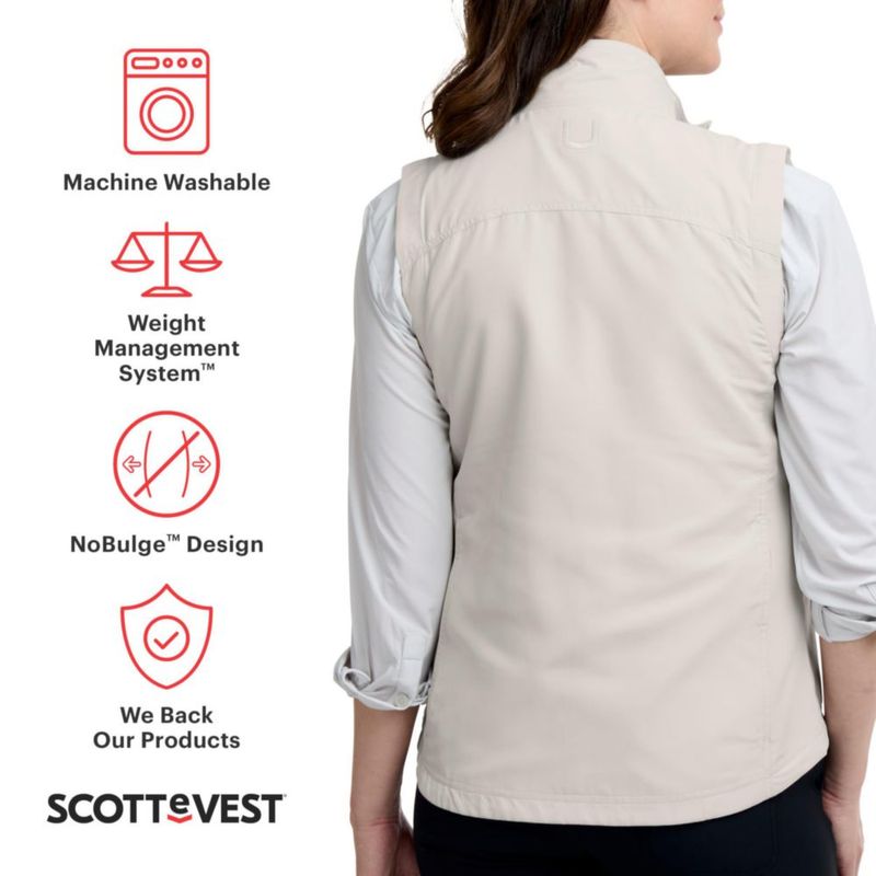 CHALECO SCOTTeVEST LightEST para Mujer Color Purple Haze Talla M1