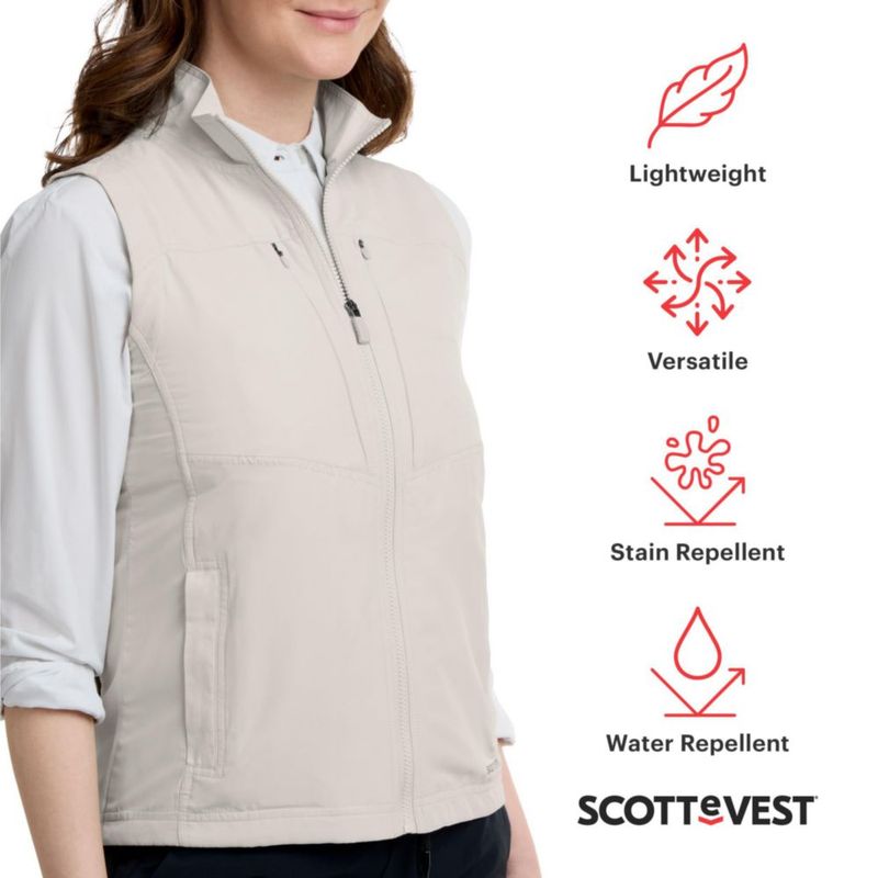 CHALECO SCOTTeVEST LightEST para Mujer Color Purple Haze Talla M1