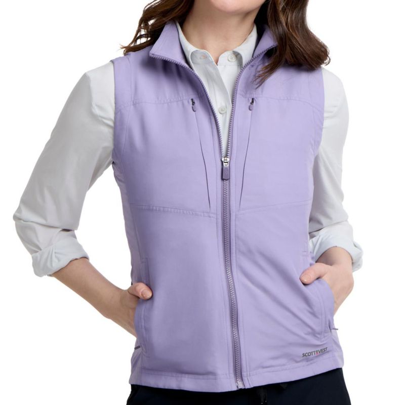 CHALECO SCOTTeVEST LightEST para Mujer Color Purple Haze Talla M1
