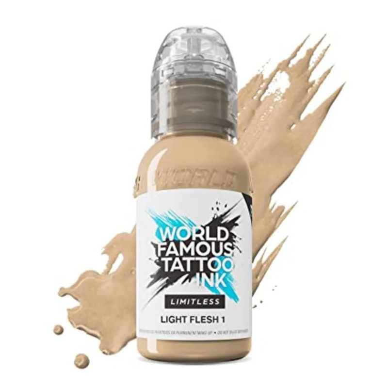 Tinta para tatuajes WORLD FAMOUS LIMITLESS Light Flesh 30 ml