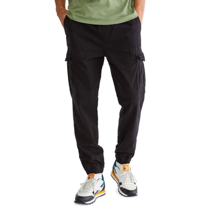 PANTALONES AEROPOSTALE Jogger Cargo Negro Oscuro Talla S