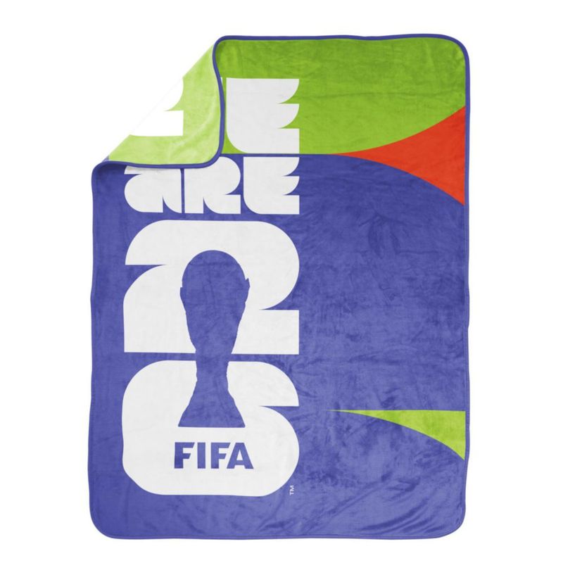 Manta Jay Franco 102x127 cm Azul Copa Mundial de la FIFA