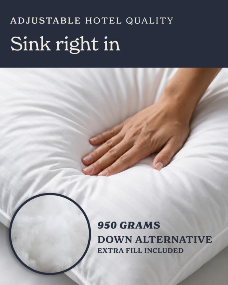 Almohada ajustable King – Beckham Hotel Collection