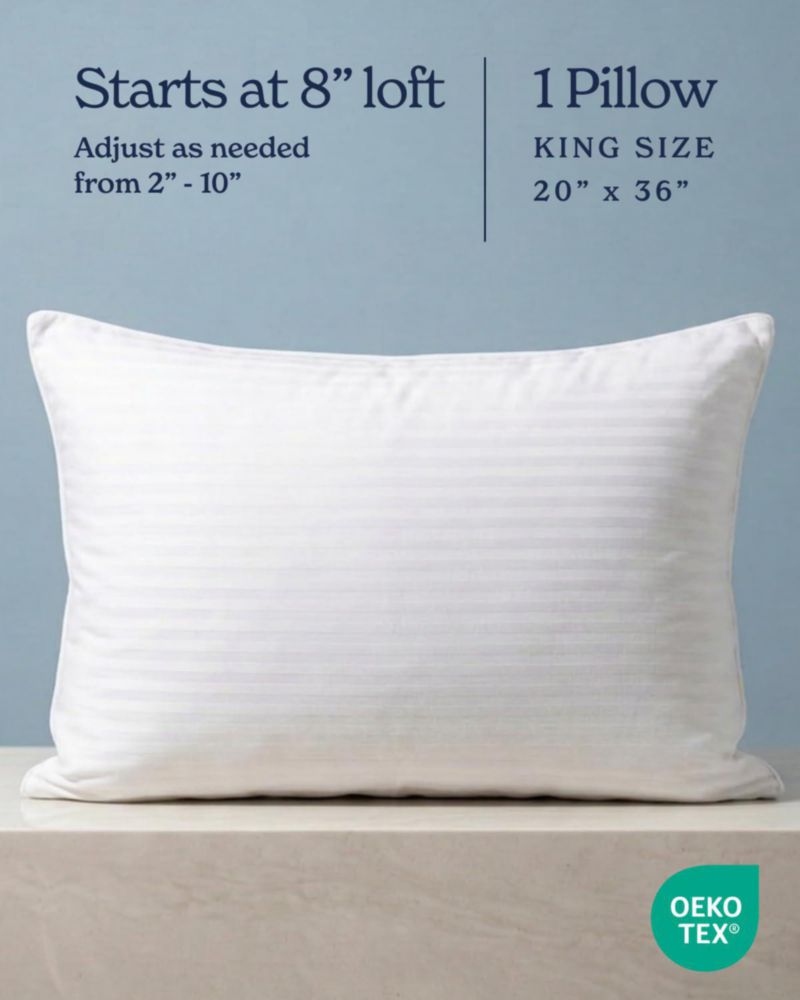 Almohada ajustable King – Beckham Hotel Collection