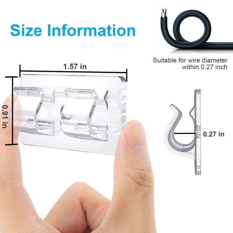 Abrazaderas para luces TidyHelper 100 unidades uso intensivo para exteriores