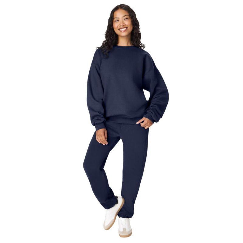 Sudadera Hanes de algodón grueso talla X-Large color azul marino