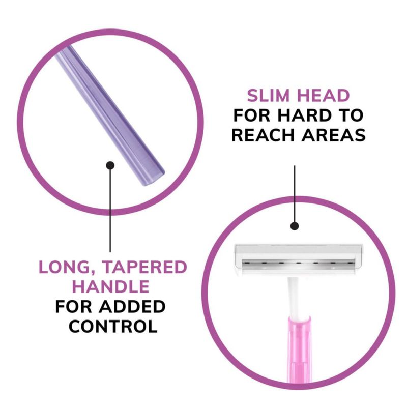 Maquinillas de afeitar desechables BIC Silky Touch 40 para mujer