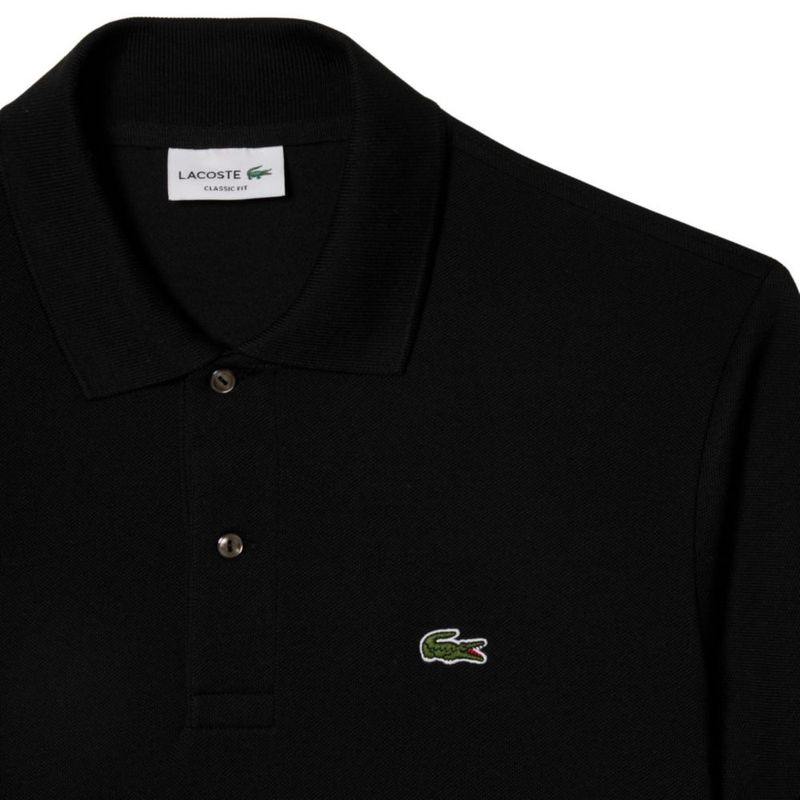 Camisa Polo Lacoste 3XL Negra Corte Clásico