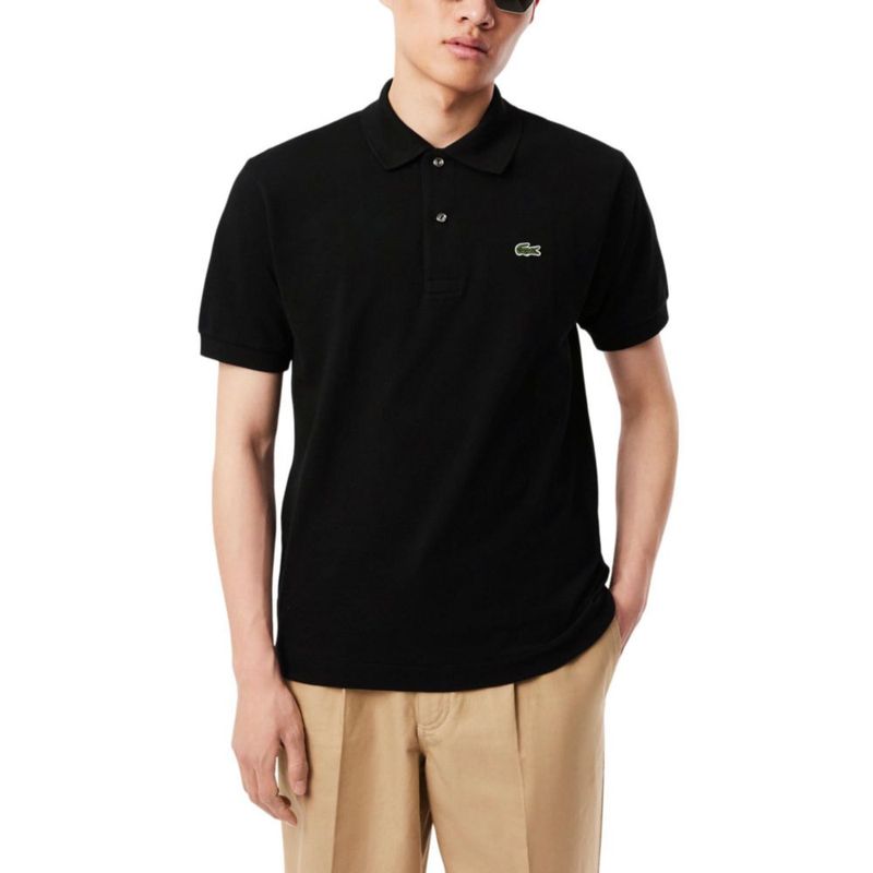 Camisa Polo Lacoste 3XL Negra Corte Clásico