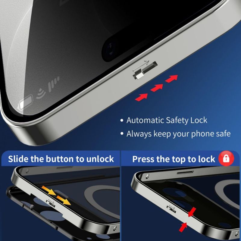 Funda Upholyee para iPhone 18 Pro Max con Privacidad y MagSafe
