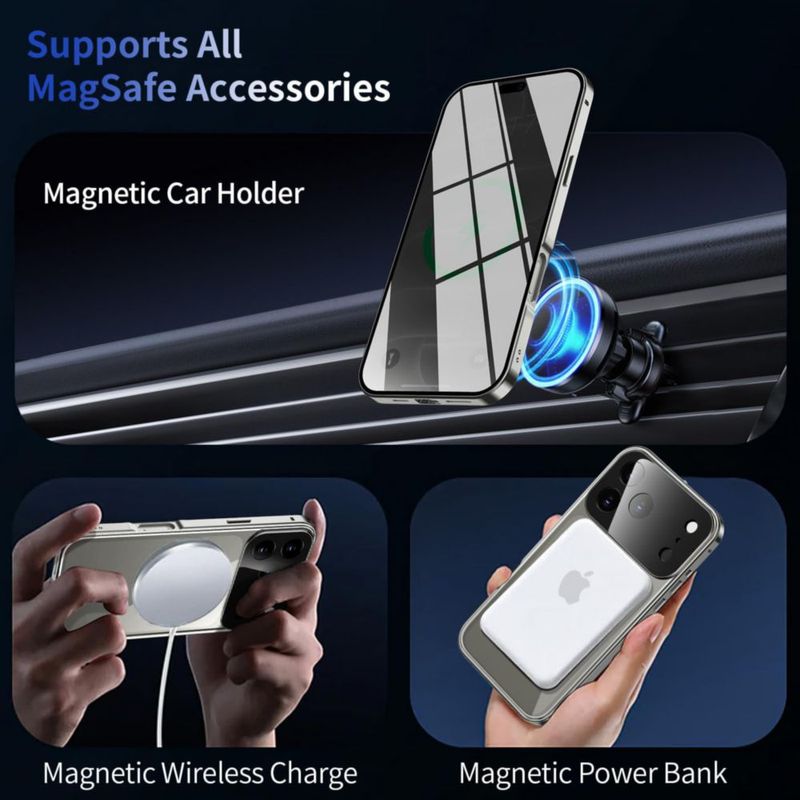 Funda Upholyee para iPhone 18 Pro Max con Privacidad y MagSafe