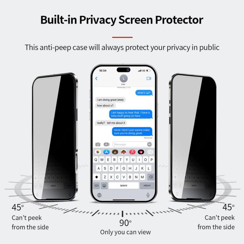Funda Upholyee para iPhone 18 Pro Max con Privacidad y MagSafe