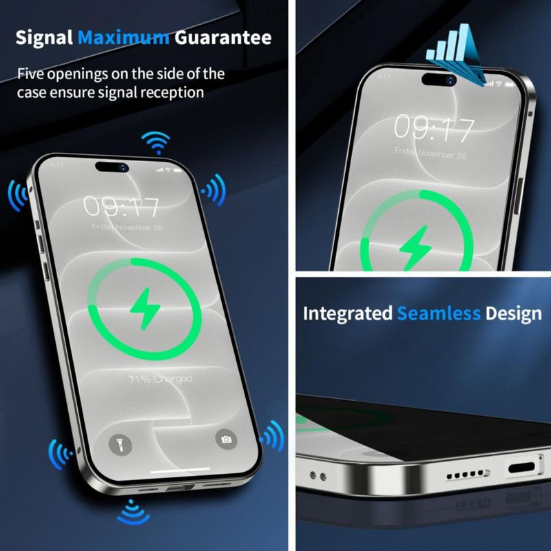 Funda Upholyee para iPhone 18 Pro Max con Privacidad y MagSafe