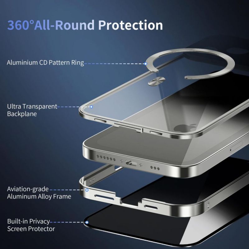 Funda Upholyee para iPhone 18 Pro Max con Privacidad y MagSafe