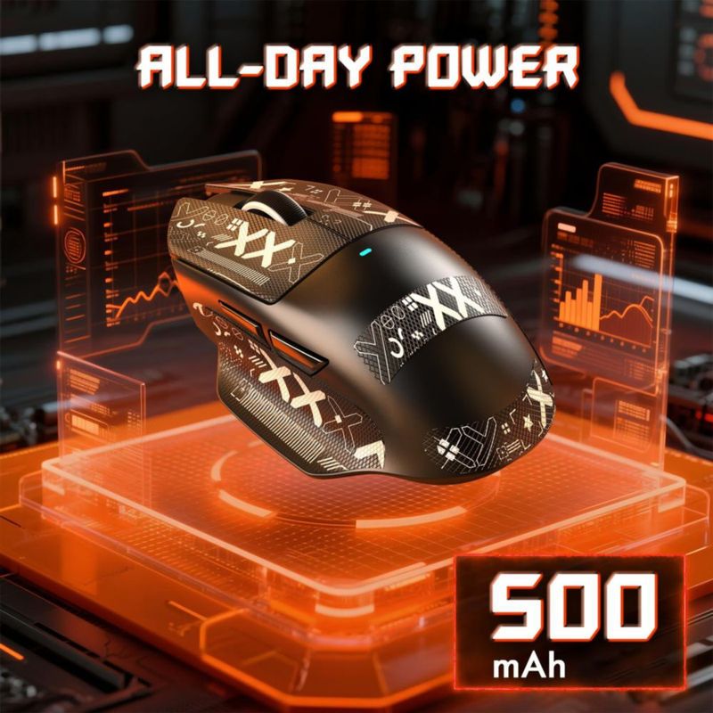 Ratón gaming ATTACK SHARK V6 65 g inalámbrico 25000 DPI