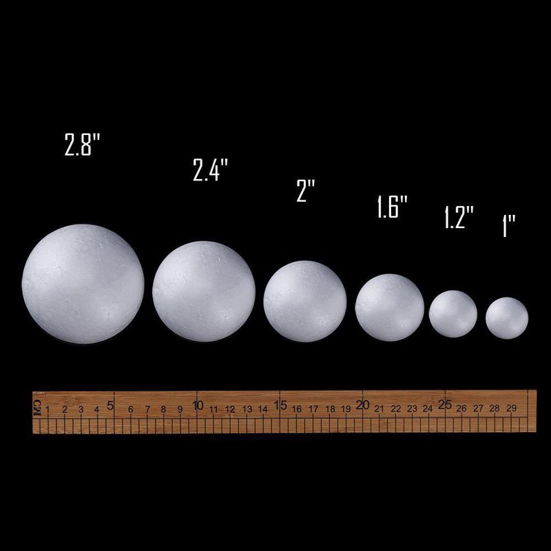 Modelo del Sistema Solar Pllieay 25‑7 cm Bolas de espuma + Palitos