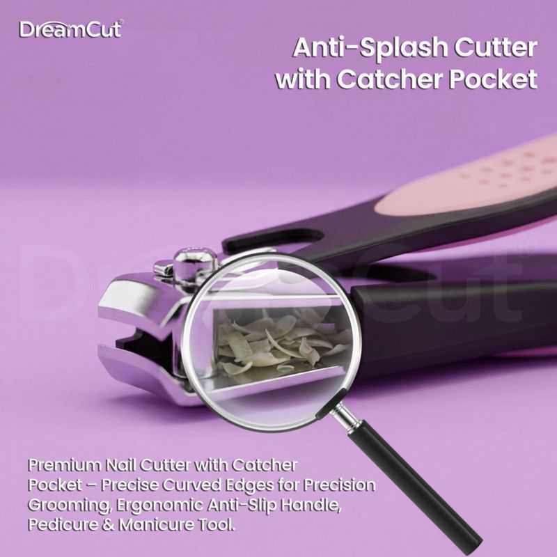 Cortaúñas DreamCut con recubrimiento de cromo y acero inoxidable