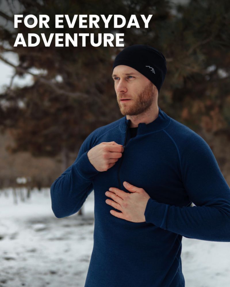 Conjunto de capa base Merino.tech talla XXL negro 320 g/m²