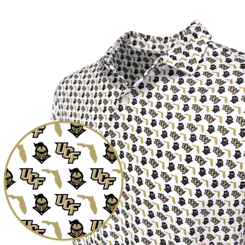 Polo de Golf Warner Safari 3X-Large con Estampado UCF