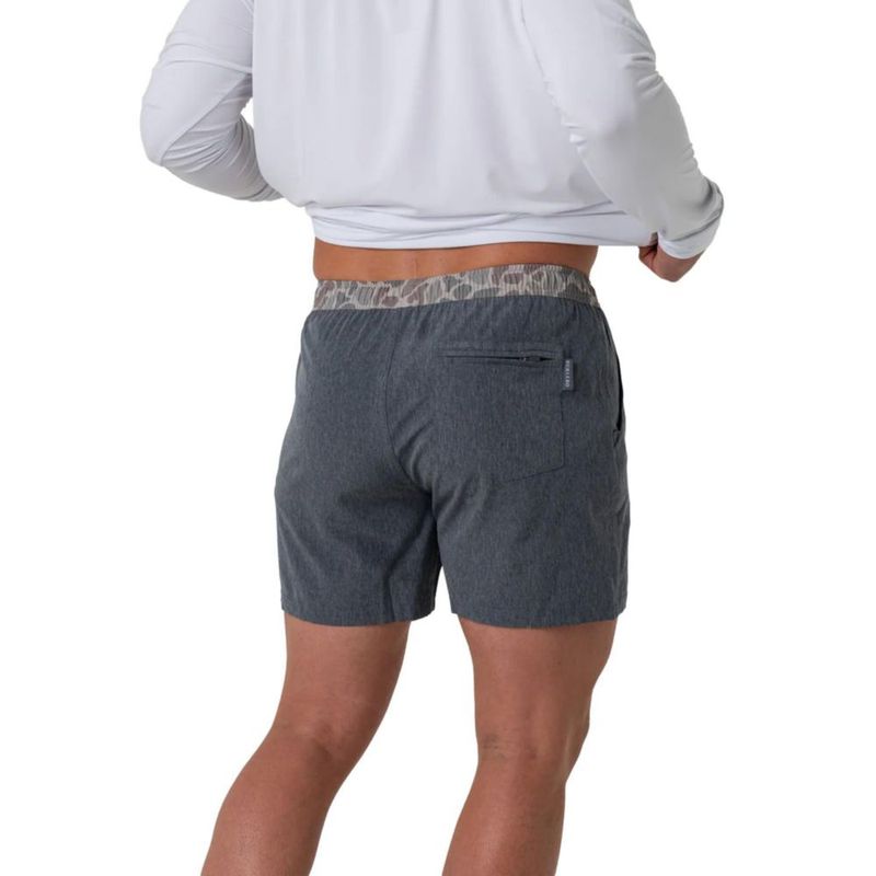 Shorts Burlebo Classic Deer Camo Gris Oscuro