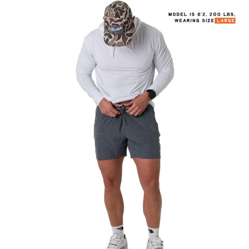 Shorts Burlebo Classic Deer Camo Gris Oscuro