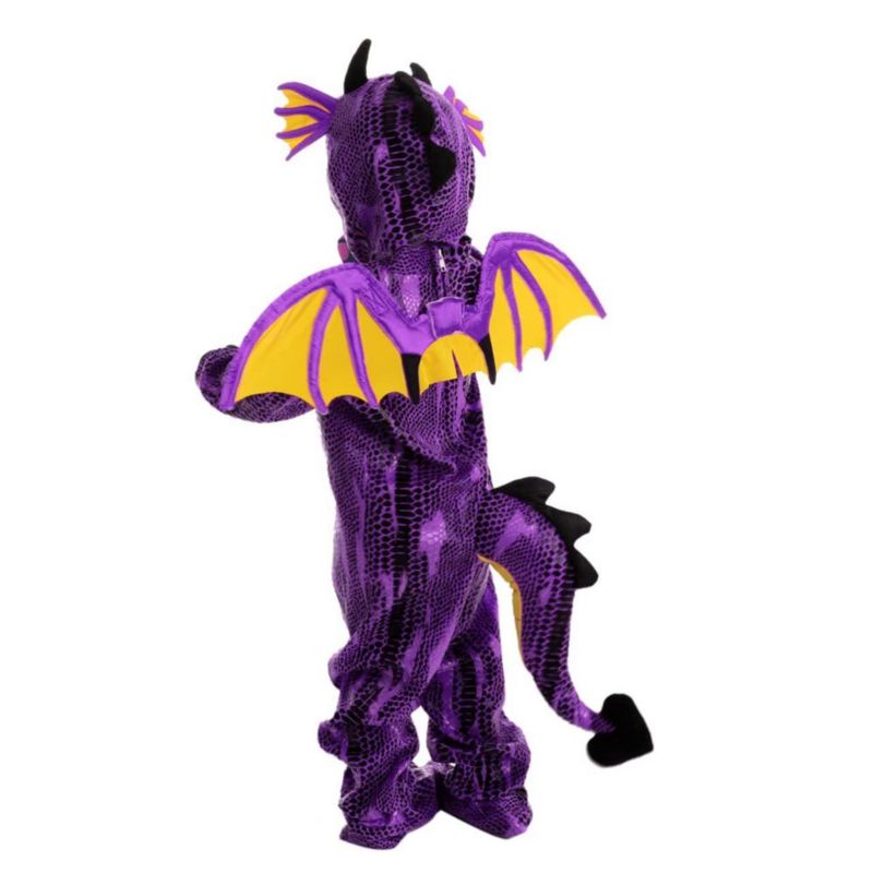 Conjunto de disfraz Spooktacular Creations 3T Dragón Morado