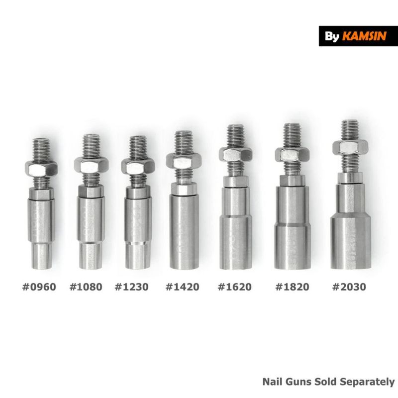 Manga de boquilla KAMSIN 162 mm de acero inoxidable