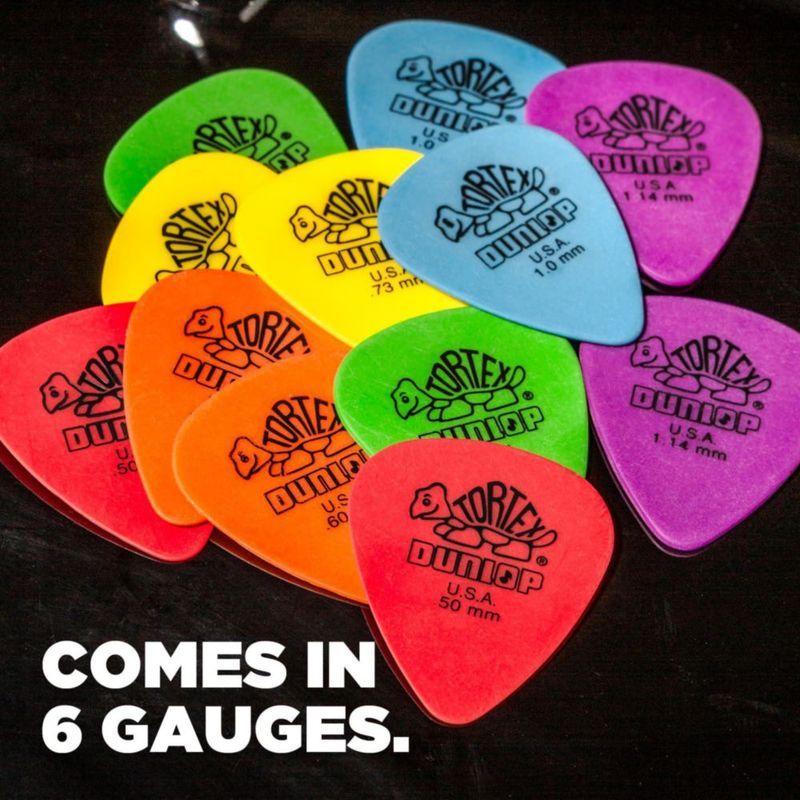 PLECTRUM Jim Dunlop Tortex 1.0 mm – Pack de 12