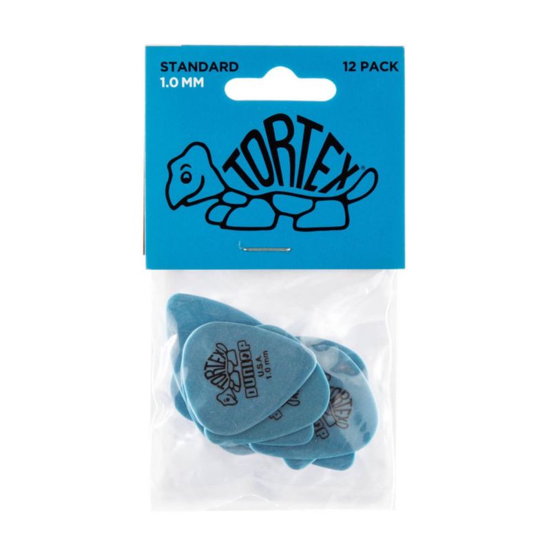 PLECTRUM Jim Dunlop Tortex 1.0 mm – Pack de 12