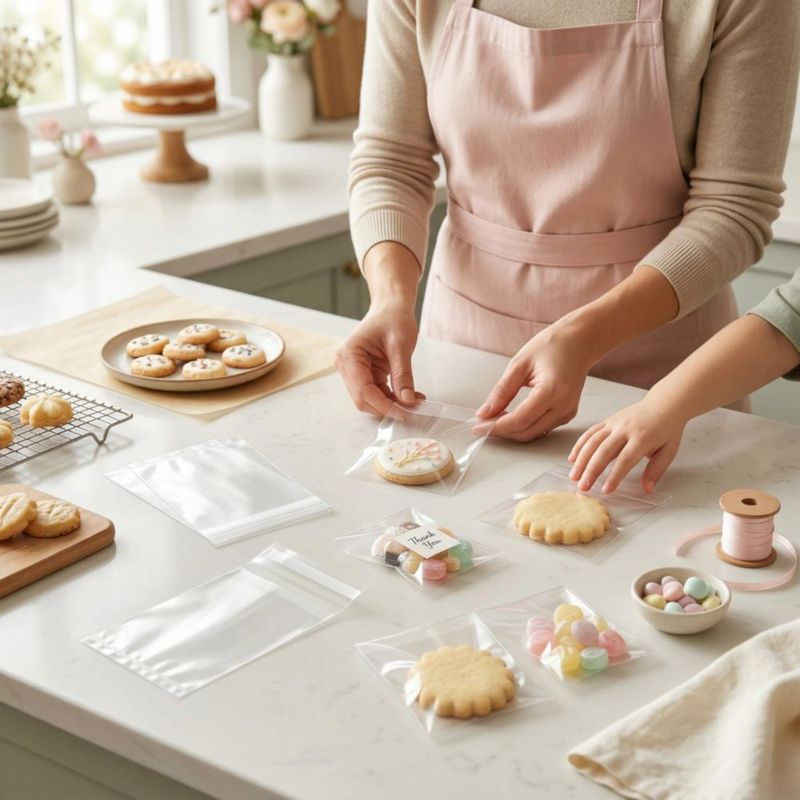 Bolsas para Galletas BakeBaking 10 × 15 cm 200 uds Autocierre