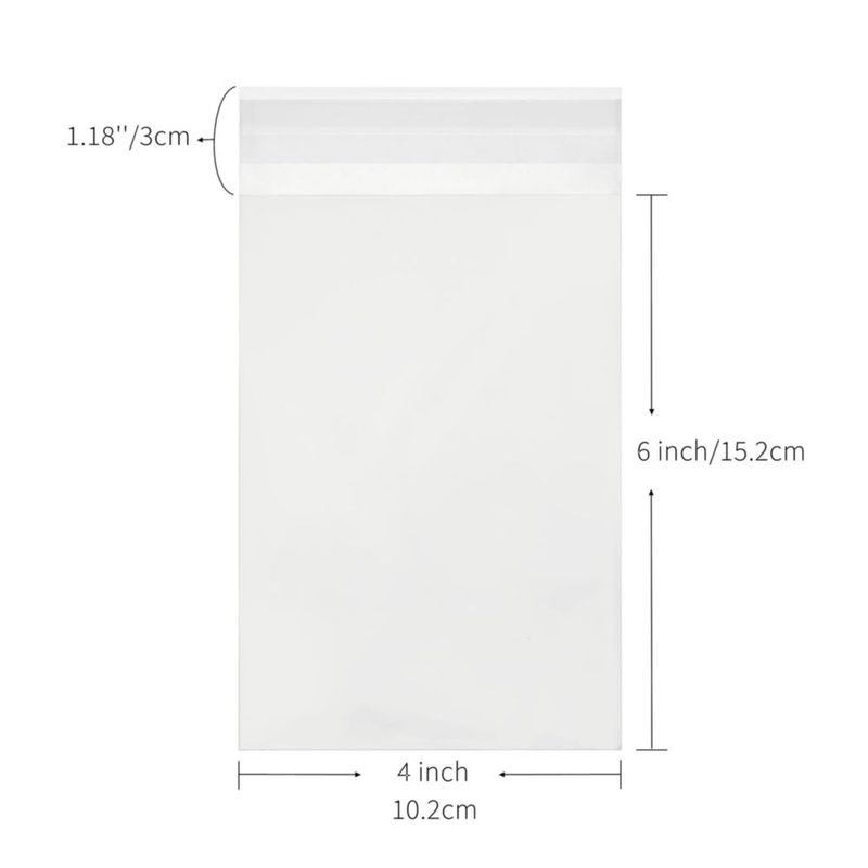 Bolsas para Galletas BakeBaking 10 × 15 cm 200 uds Autocierre