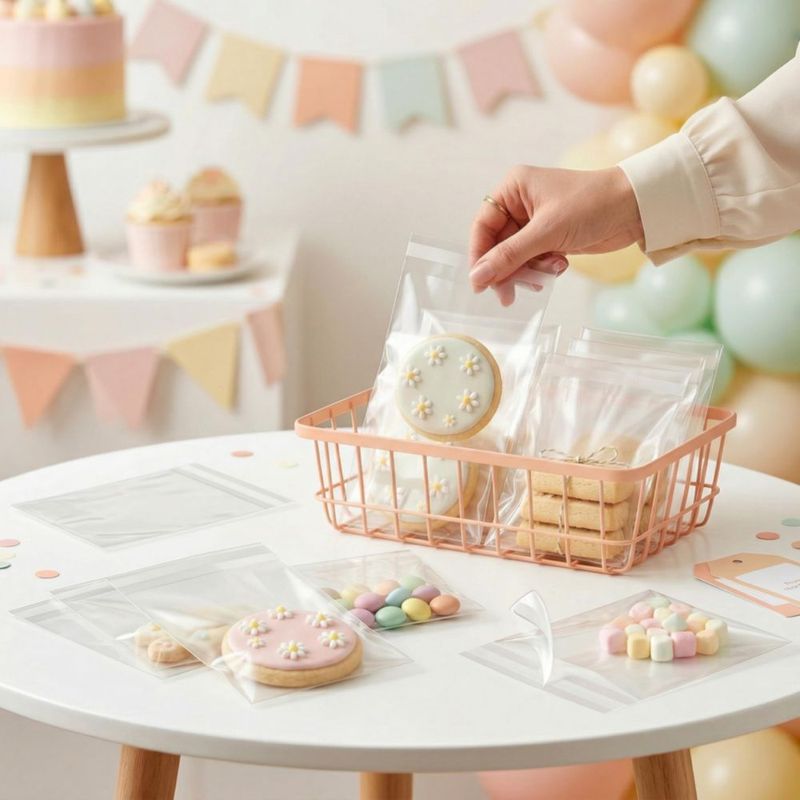 Bolsas para Galletas BakeBaking 10 × 15 cm 200 uds Autocierre