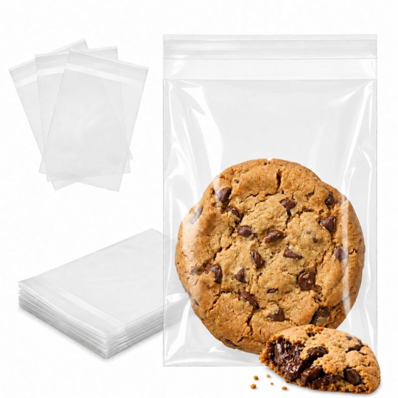Bolsas para Galletas BakeBaking 10 × 15 cm 200 uds Autocierre