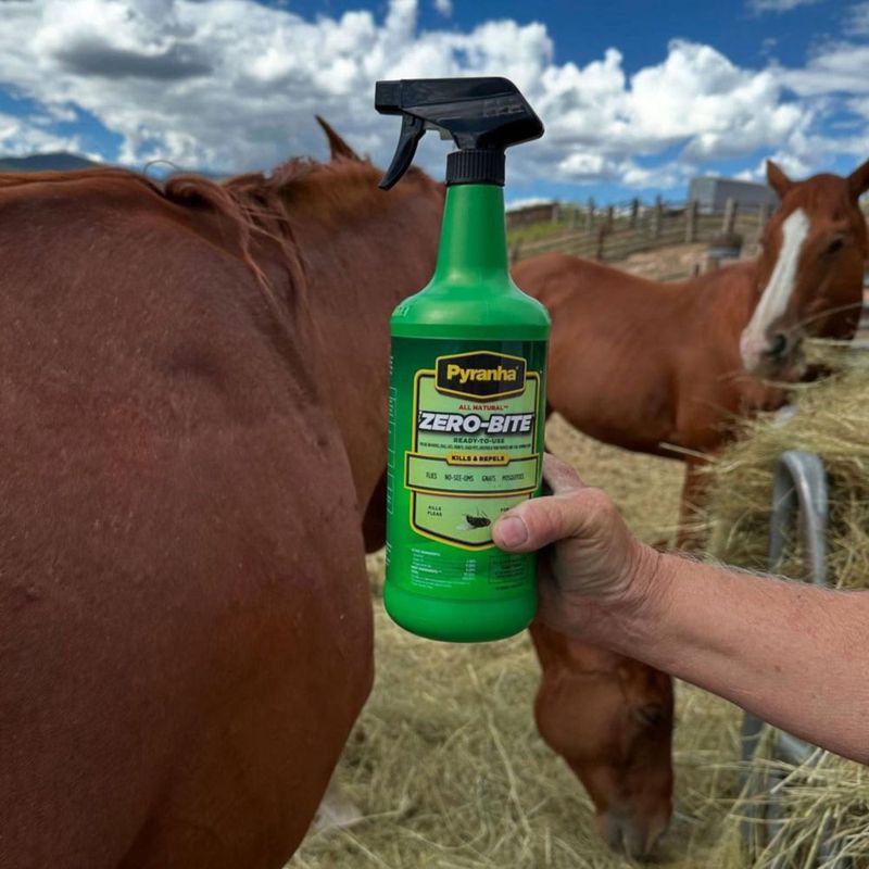 Repelente natural a base de agua Fly Spray Pyranha Zero-Bite