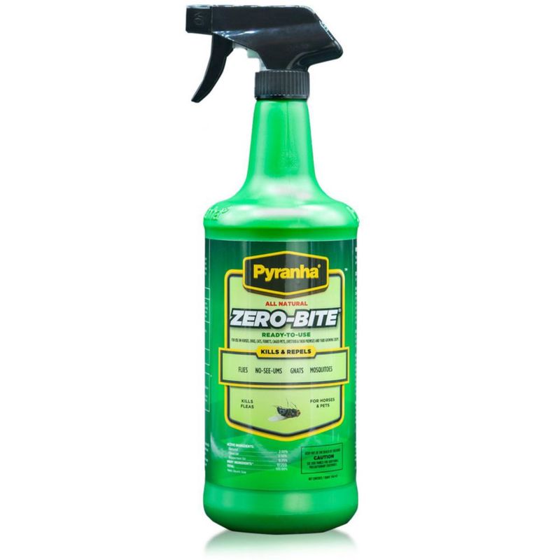 Repelente natural a base de agua Fly Spray Pyranha Zero-Bite