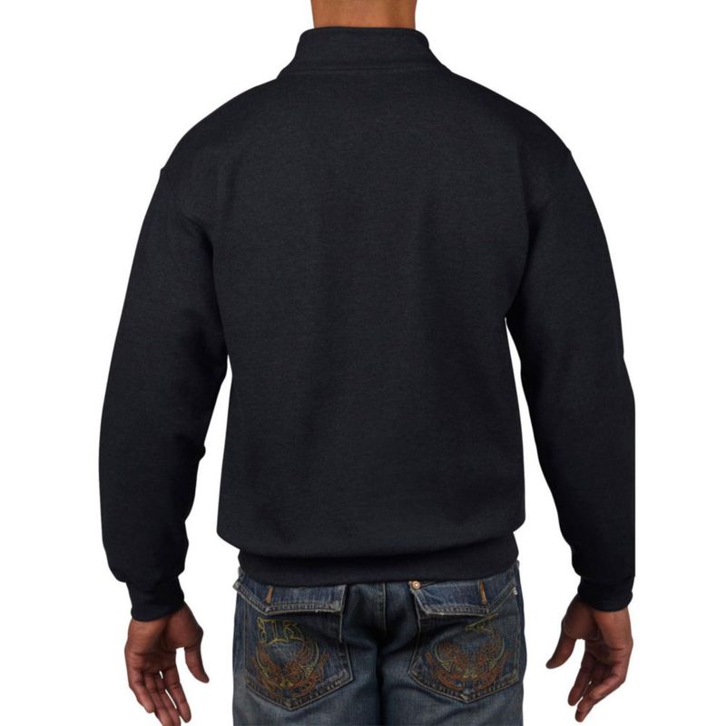 Sudadera Gildan G18800 negra talla grande