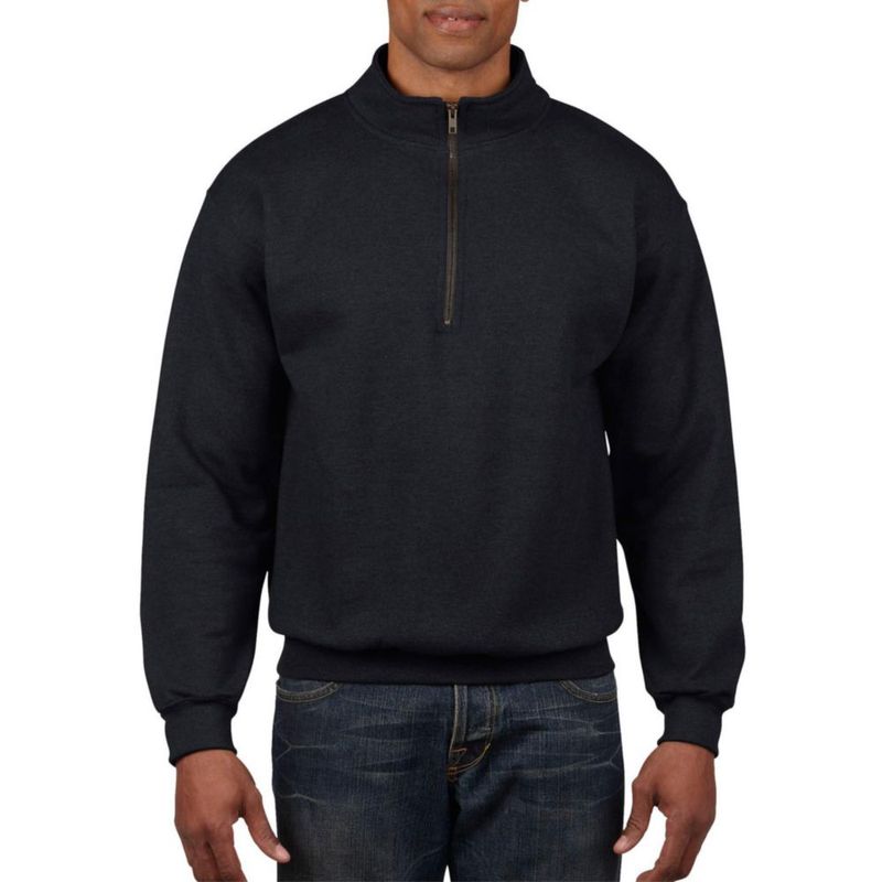 Sudadera Gildan G18800 negra talla grande