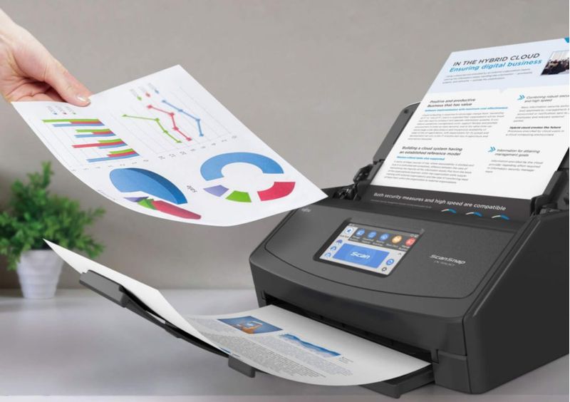 Escáner ScanSnap iX1500 a color dúplex con pantalla táctil