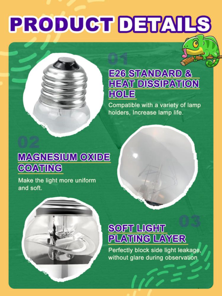 Lámpara de calor Reptispa 80W UVA UVB (1 unidad)