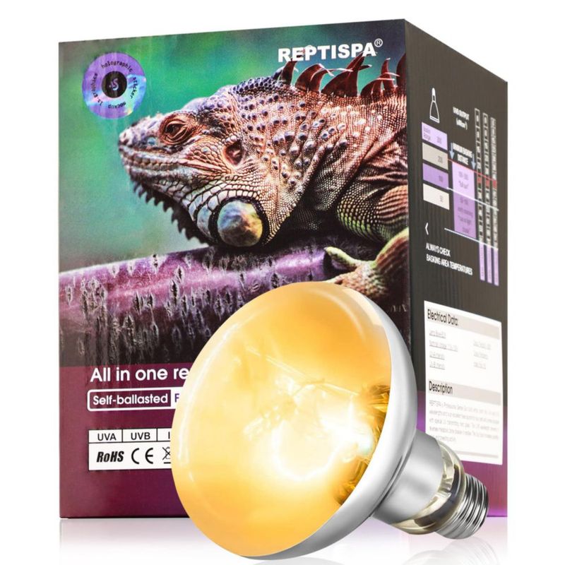 Lámpara de calor Reptispa 80W UVA UVB (1 unidad)