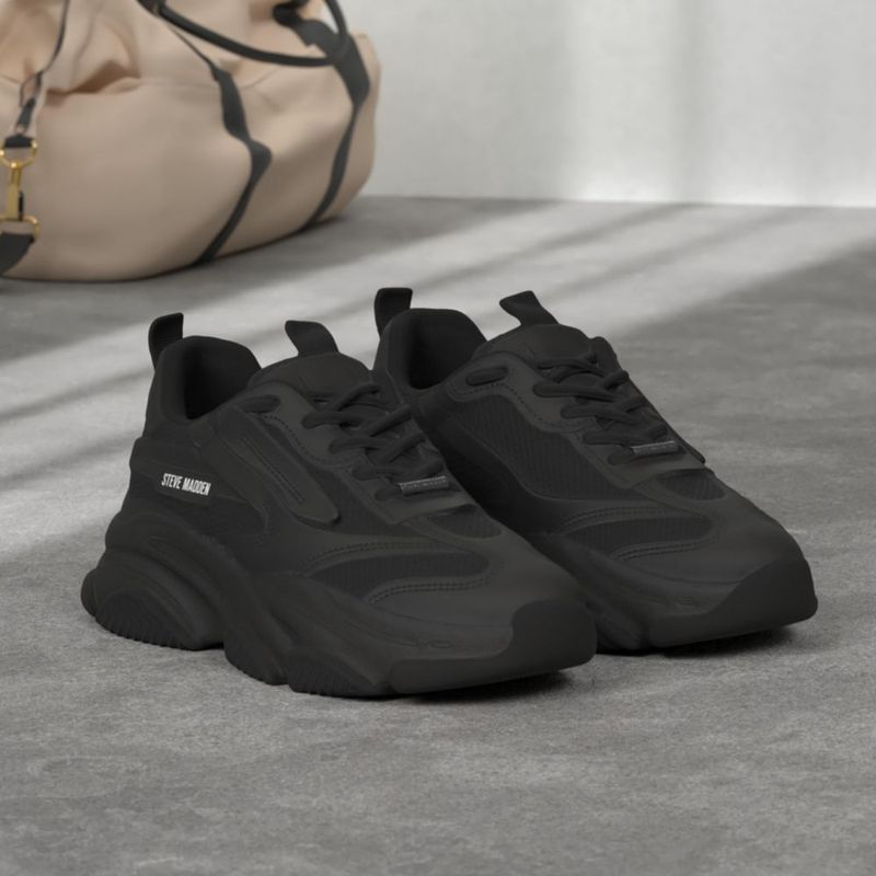 Zapatilla de mujer Steve Madden Negra 5.5