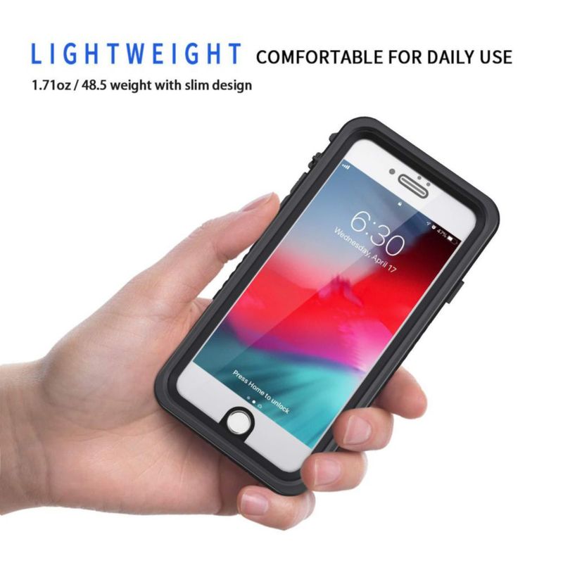 Funda Lanhiem para iPhone SE/7/8 impermeable IP68