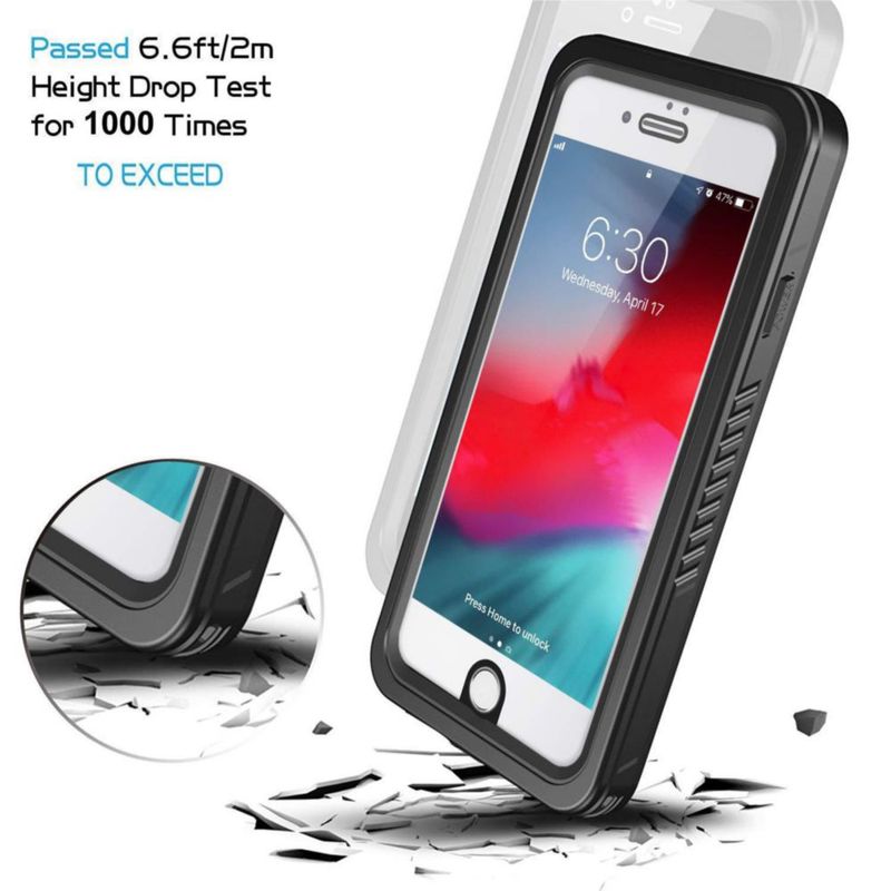 Funda Lanhiem para iPhone SE/7/8 impermeable IP68