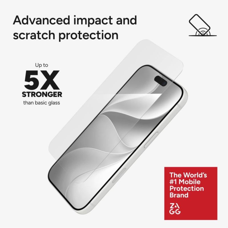 Protector de pantalla ZAGG Glass Elite para iPhone 18/17 Pro