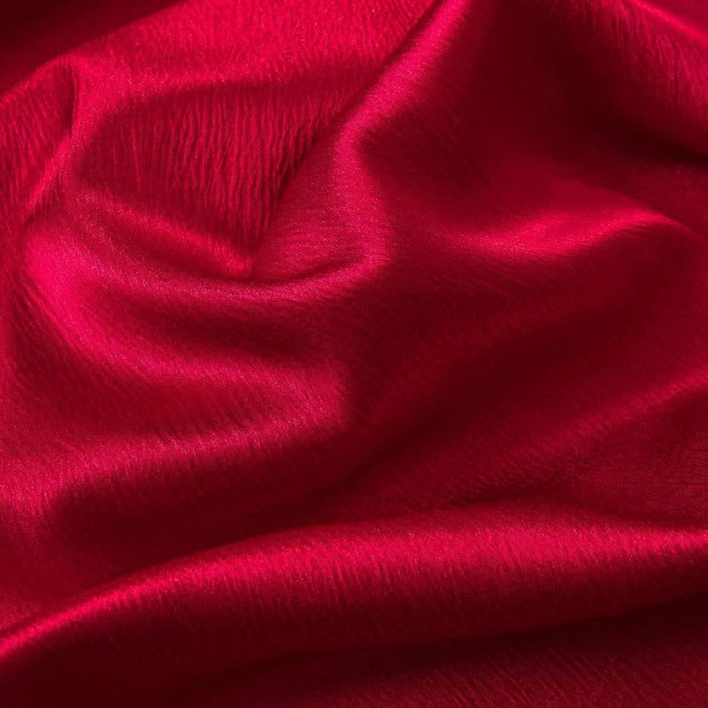 Panel de cortina GLORY RUGS 107 cm × 213 cm Rojo con Cortinilla Adjunta