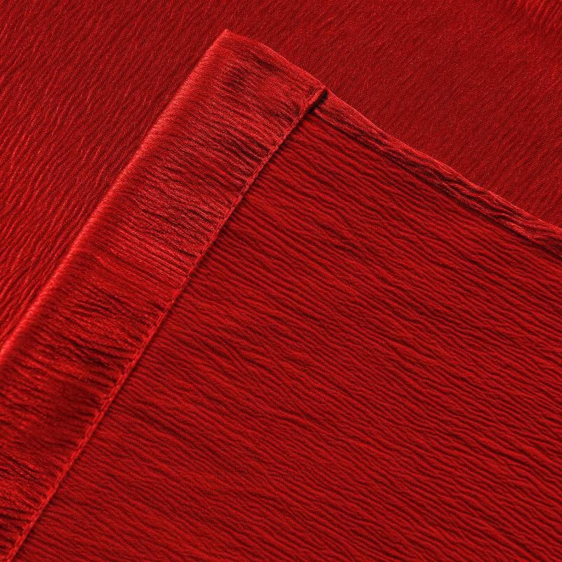 Panel de cortina GLORY RUGS 107 cm × 213 cm Rojo con Cortinilla Adjunta