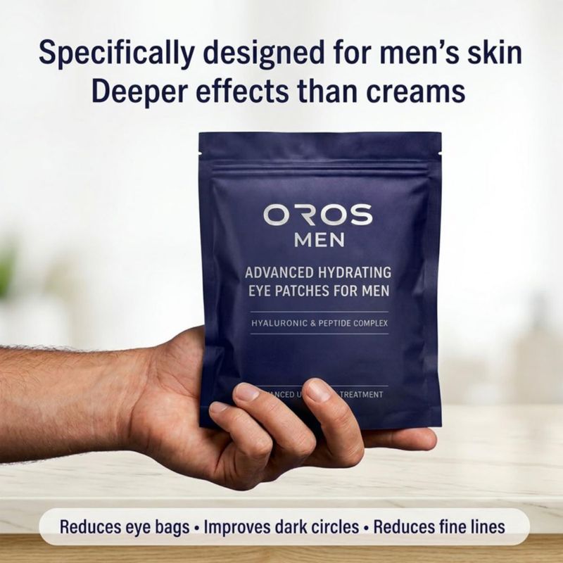 Parche Hidratante OROS MEN 12 Unidades para Ojos