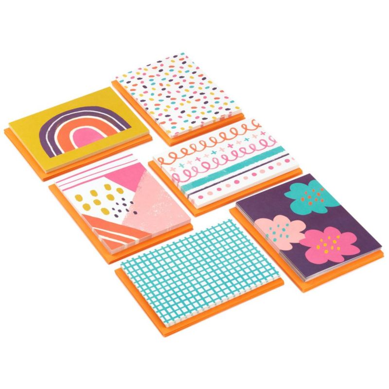 Paquete de 48 tarjetas Hallmark surtidas con garabatos modernos