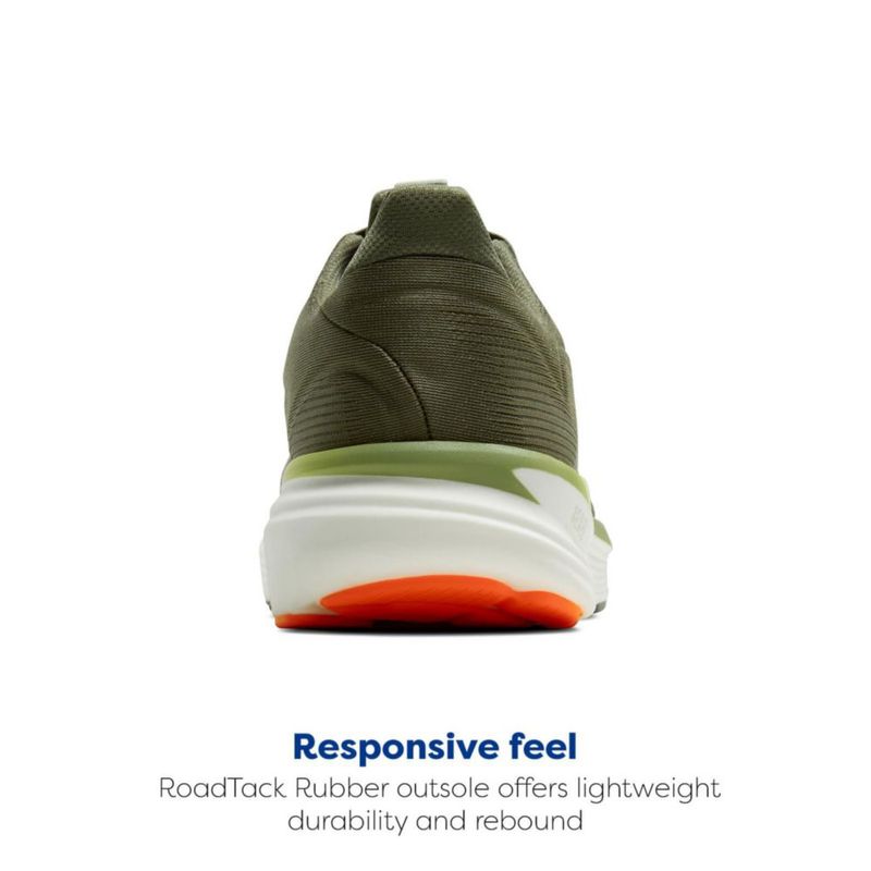 Zapatilla de running Brooks Revel 8 Oliva/Té/Naranja 27 cm
