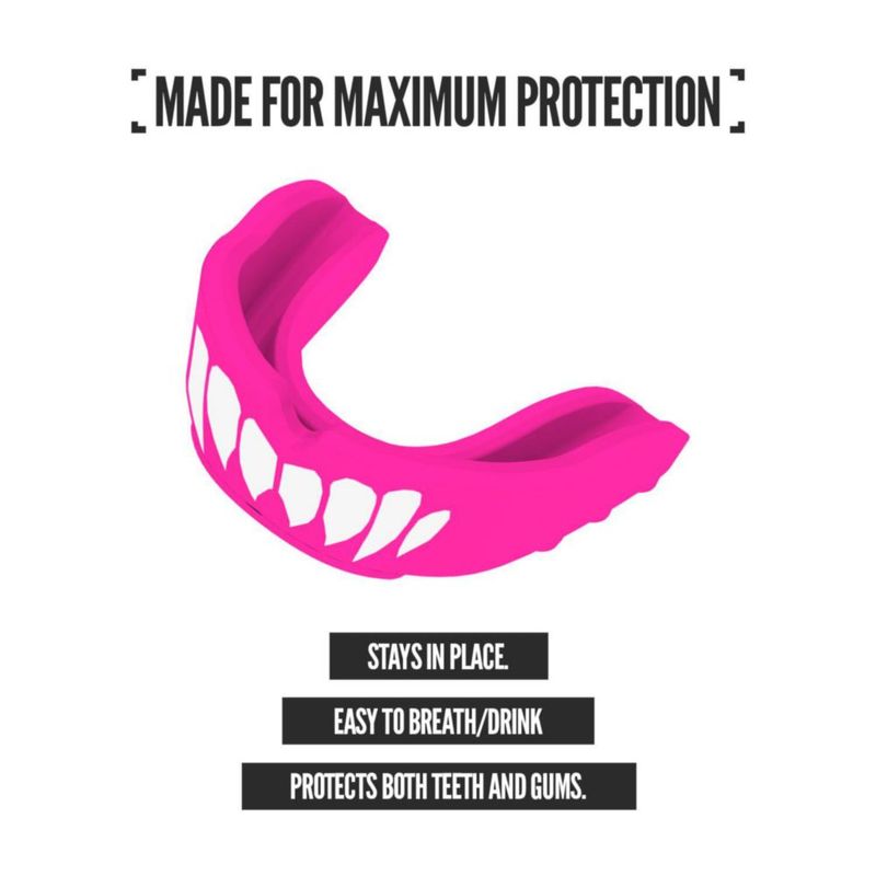 Protector bucal NXT NXTRND Rush de doble capa – Pack de 2 (rosa)